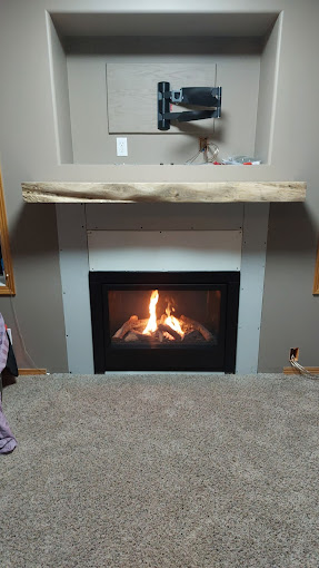 sample fireplace